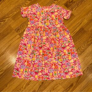 Laura Ashley Mother & Child Knit‎ print Dress Sz 9 yrs 134cm 53” tall